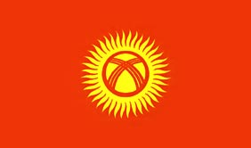 Kyrgyz flag.