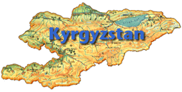 Kyrgyz map.